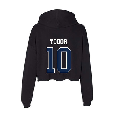BU - NCAA Softball : Emily Todor - Women's Crop Fleece Hoodie-1