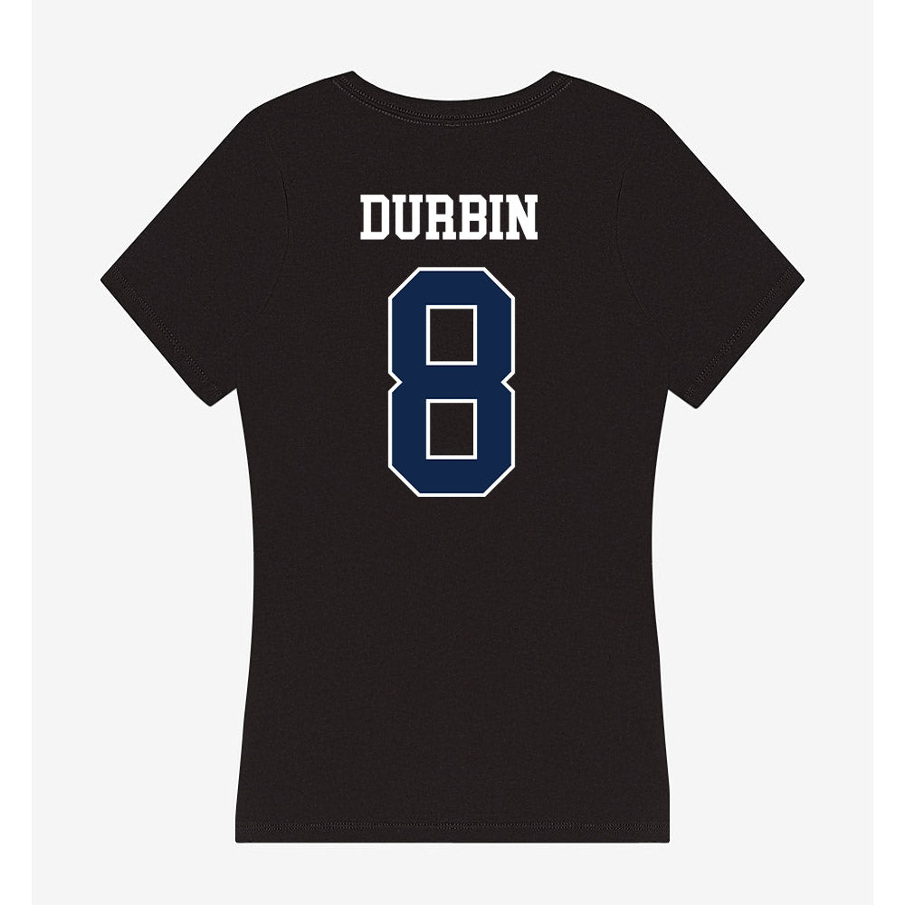 Butler - NCAA Women's Volleyball : Raegan Durbin - Women's V-Neck T-Shirt-1