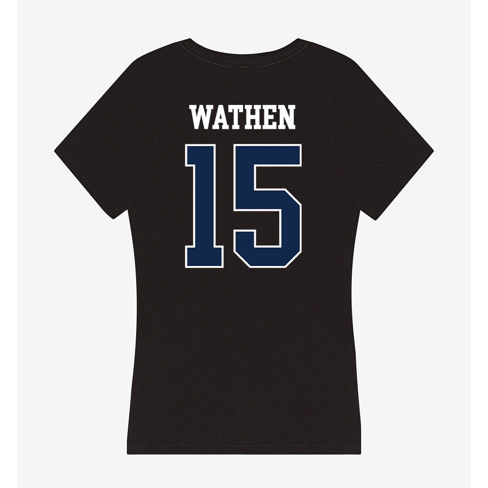 Butler - NCAA Women's Volleyball : Taylor Wathen - Women's V-Neck T-Shirt-1