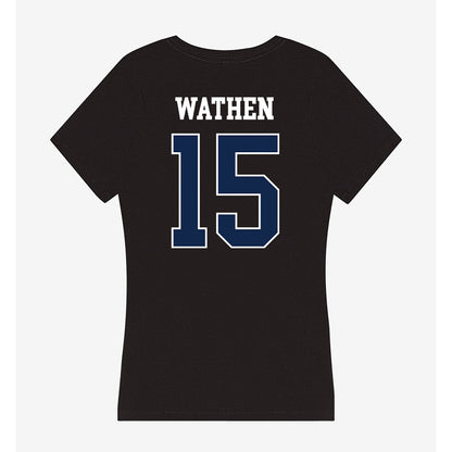 Butler - NCAA Women's Volleyball : Taylor Wathen - Women's V-Neck T-Shirt-1