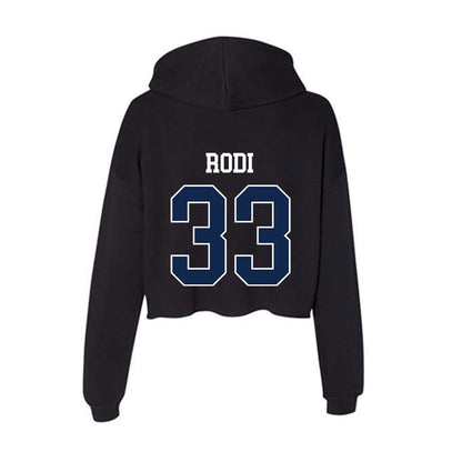 Butler - NCAA Football : Joe Rodi - Women's Crop Fleece Hooded Sweatshirt-1