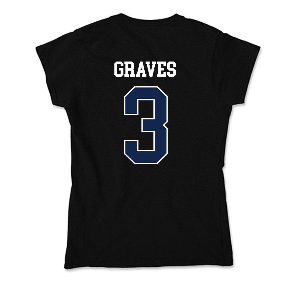 Butler - NCAA Women's Soccer : Chrissy Graves - Soft Style Women’s T-Shirt-1
