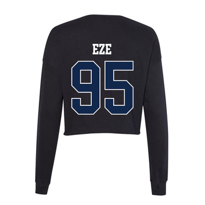 Butler - NCAA Football : Okemdi Eze - Women's Cropped Crew Fleece-1