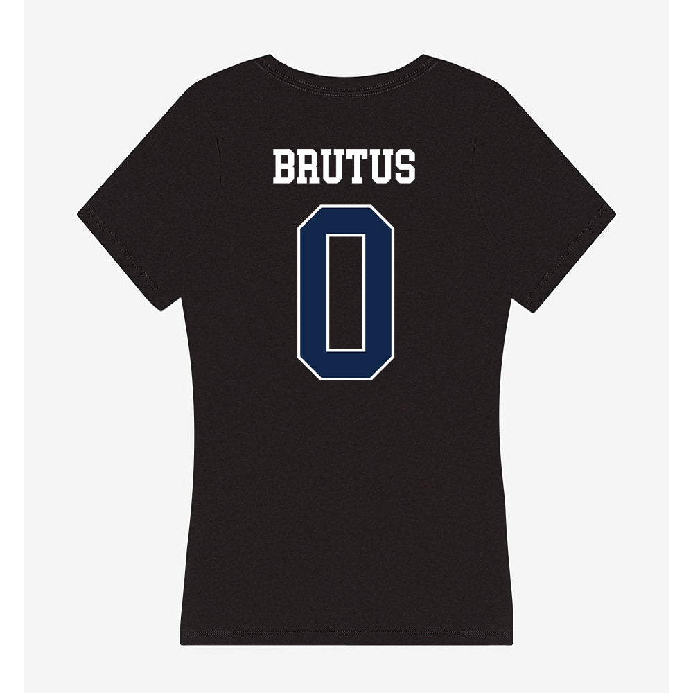 Butler - NCAA Men's Basketball : Herly Brutus - Women's V-Neck T-Shirt-1