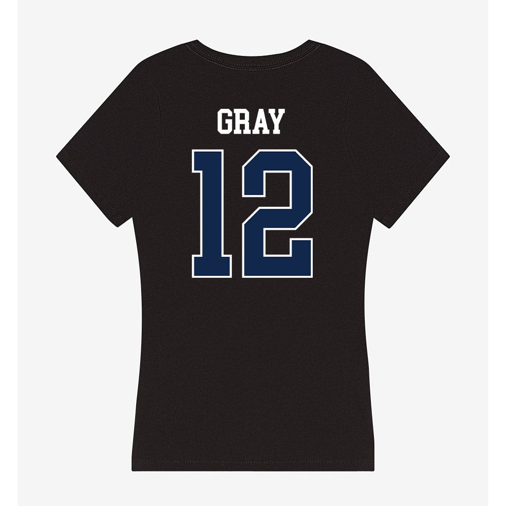 Butler - NCAA Women's Volleyball : Lucy Gray - Women's V-Neck T-Shirt-1