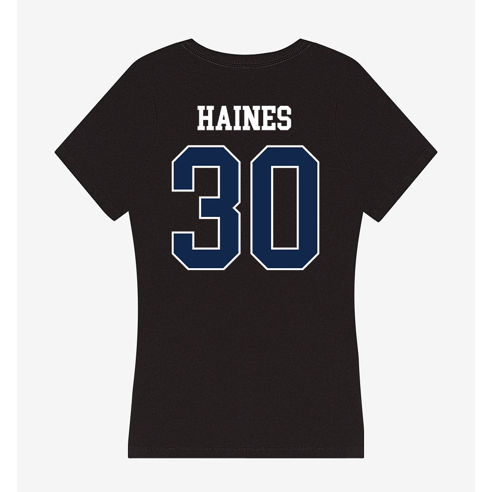 Butler - NCAA Women's Lacrosse : Addison Haines - Women's V-Neck T-Shirt-1