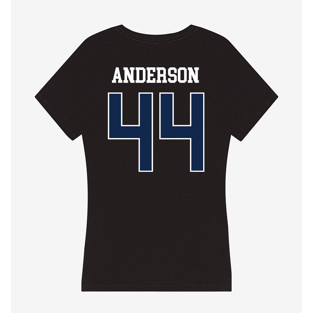 Butler - NCAA Men's Basketball : Treyson Anderson - Women's V-Neck T-Shirt-1