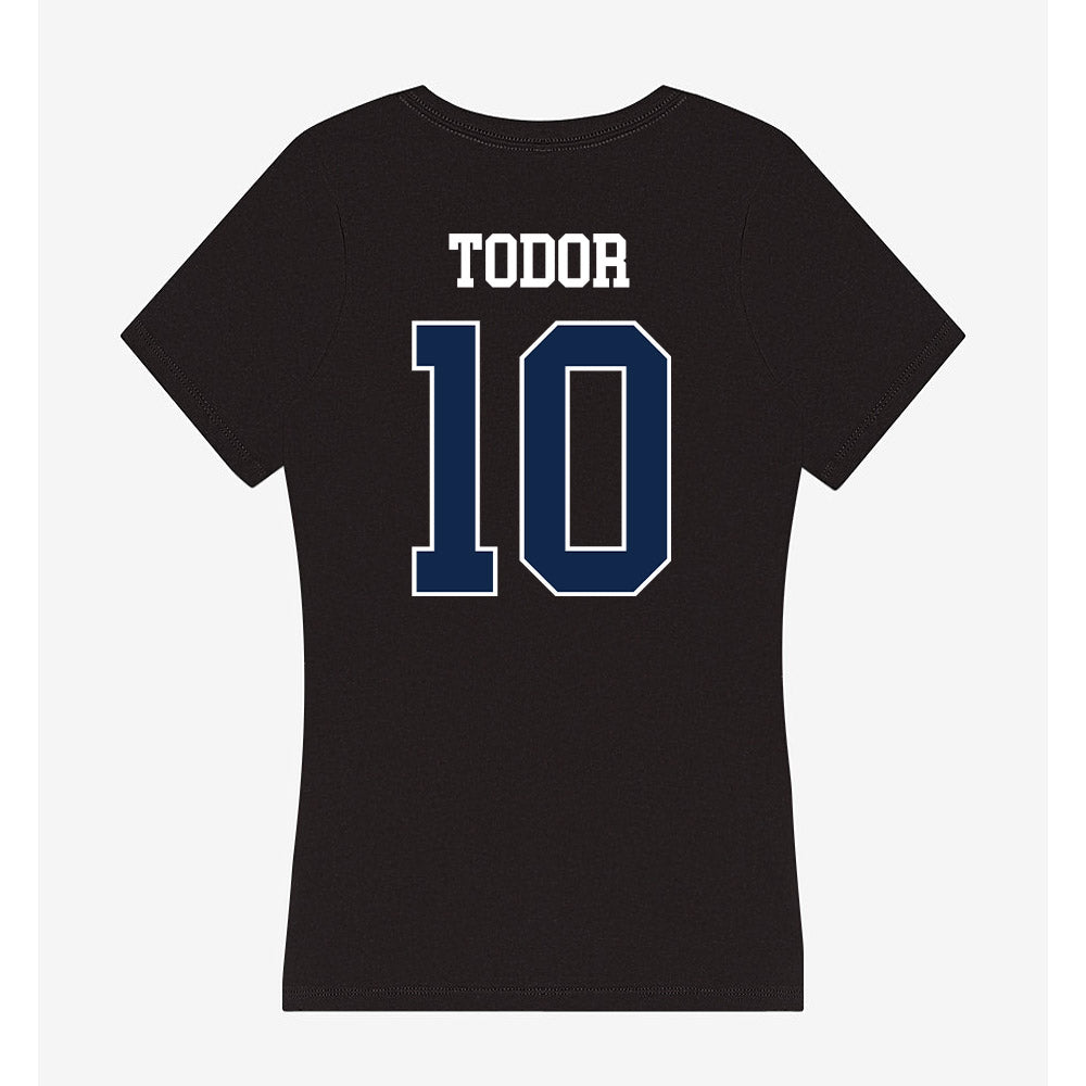 BU - NCAA Softball : Emily Todor - Women's V-Neck T-Shirt-1
