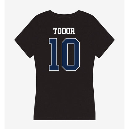 BU - NCAA Softball : Emily Todor - Women's V-Neck T-Shirt-1