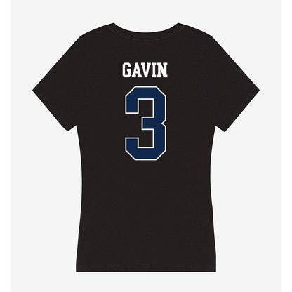Butler - NCAA Baseball : Danny Gavin - Women's V-Neck T-Shirt-1