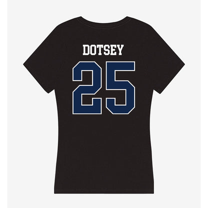 BU - NCAA Women's Basketball : Caroline Dotsey - Women's V-Neck T-Shirt-1