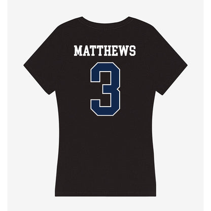 Butler - NCAA Football : Blake Matthews - Women's V-Neck T-Shirt-1