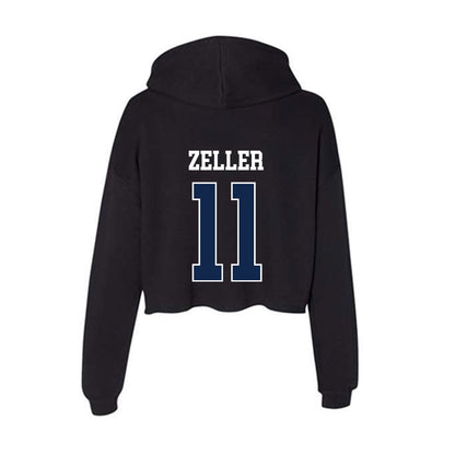 Butler - NCAA Baseball : Jack Zeller - Women's Crop Fleece Hoodie-1