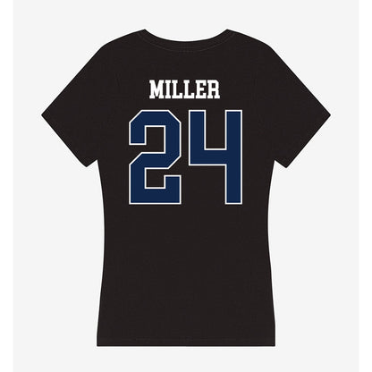 BU - NCAA Women's Basketball : Mallory Miller - Women's V-Neck T-Shirt-1