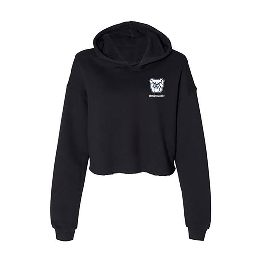 Butler - NCAA Women's Cross Country : Susanne Estepp - Women's Crop Fleece Hoodie-0