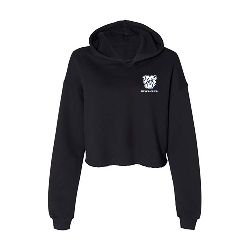 Butler - NCAA Women's Swimming & Diving : Kayla Wright - Women's Crop Fleece Hoodie-0