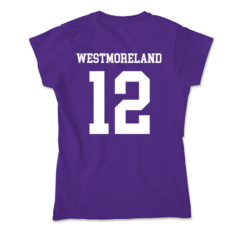 North Alabama - NCAA Baseball : Jackson Westmoreland - Soft Style Women’s T-Shirt-1
