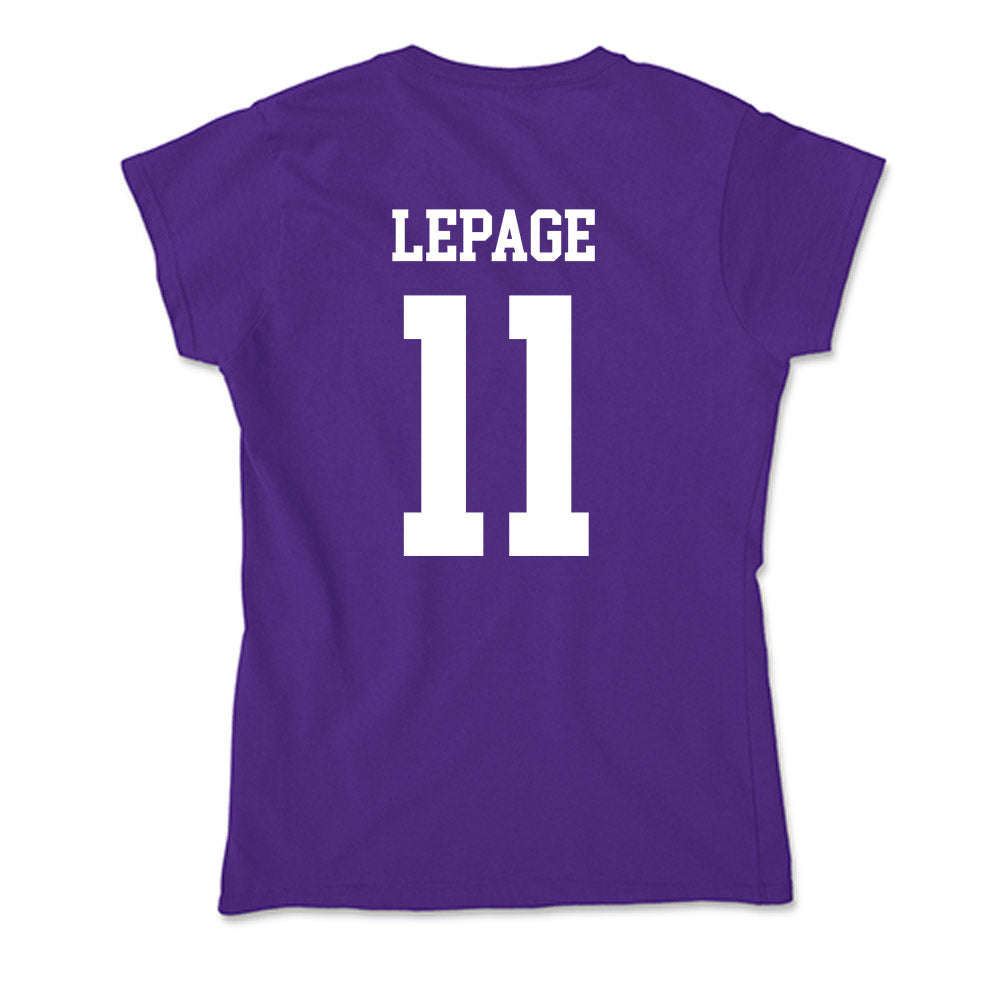 North Alabama - NCAA Baseball : Tyler LePage - Soft Style Women’s T-Shirt-1