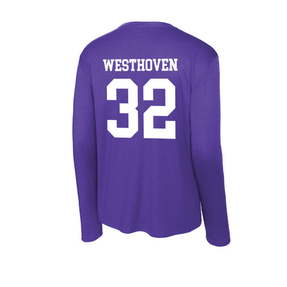 North Alabama - NCAA Softball : Haley Westhoven - Activewear Long Sleeve T-Shirt-1