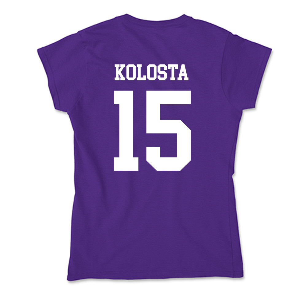 North Alabama - NCAA Women's Volleyball : Jenna Kolosta - Soft Style Women’s T-Shirt-1