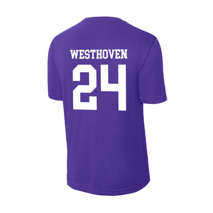 North Alabama - NCAA Softball : Lindsey Westhoven - Activewear T-Shirt-1