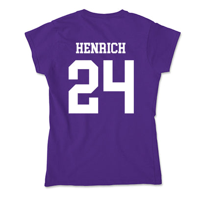 North Alabama - NCAA Baseball : Kevin Henrich - Soft Style Women’s T-Shirt-1