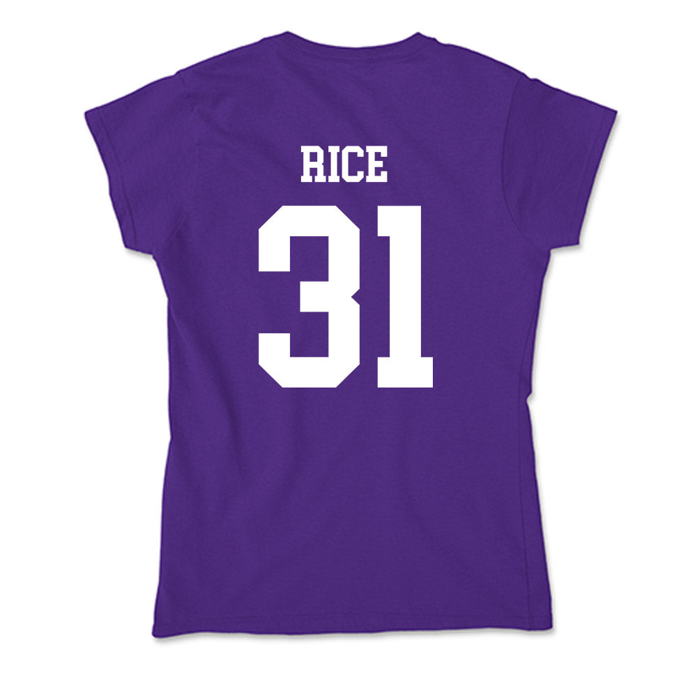 North Alabama - NCAA Baseball : Tyler Rice - Soft Style Women’s T-Shirt-1