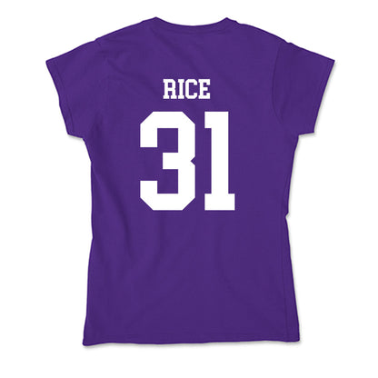 North Alabama - NCAA Baseball : Tyler Rice - Soft Style Women’s T-Shirt-1