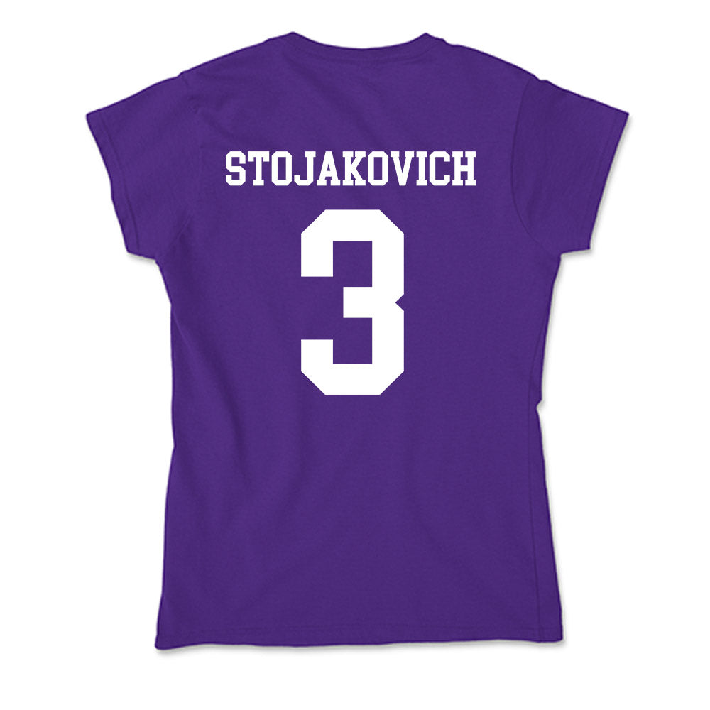 North Alabama - NCAA Women's Soccer : Avery Stojakovich - Soft Style Women’s T-Shirt-1