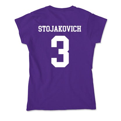 North Alabama - NCAA Women's Soccer : Avery Stojakovich - Soft Style Women’s T-Shirt-1