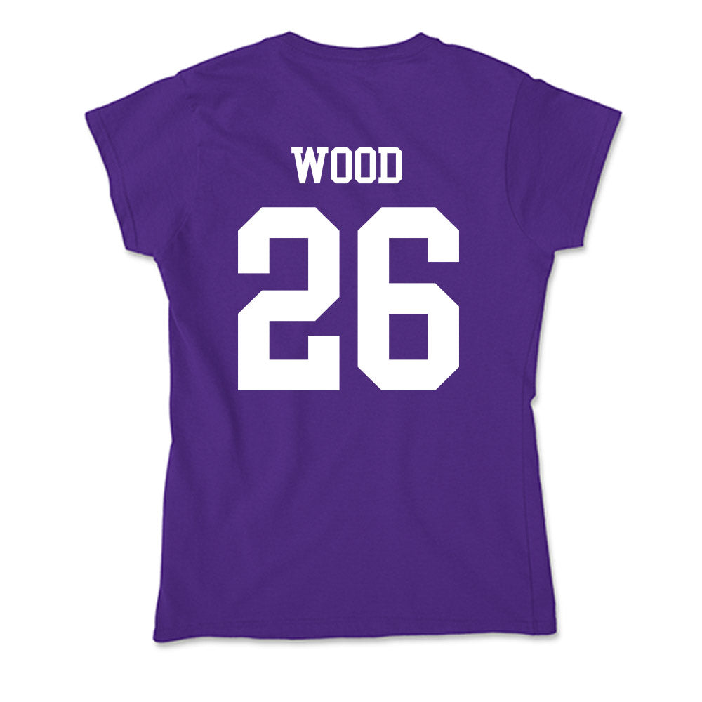 North Alabama - NCAA Baseball : John Austin Wood - Soft Style Women’s T-Shirt-1