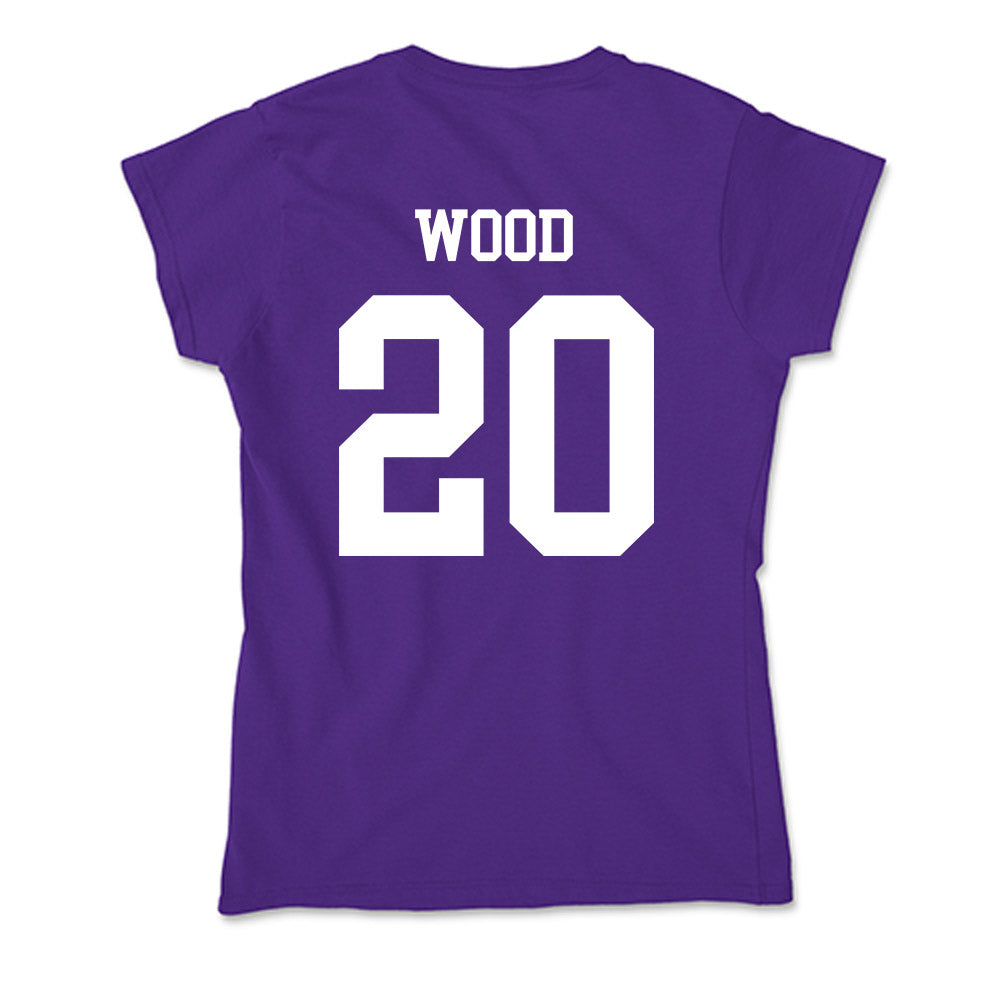 North Alabama - NCAA Football : John Austin Wood - Soft Style Women’s T-Shirt-1