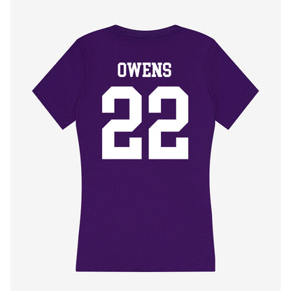 North Alabama - NCAA Women's Soccer : Alana Owens - Women's V-Neck T-Shirt-1