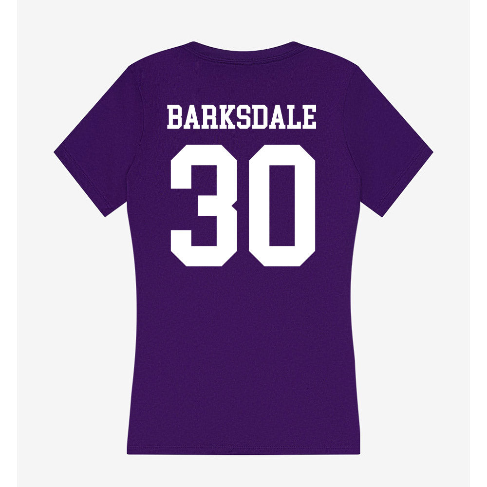 North Alabama - NCAA Football : Michael Barksdale - Women's V-Neck T-Shirt-1