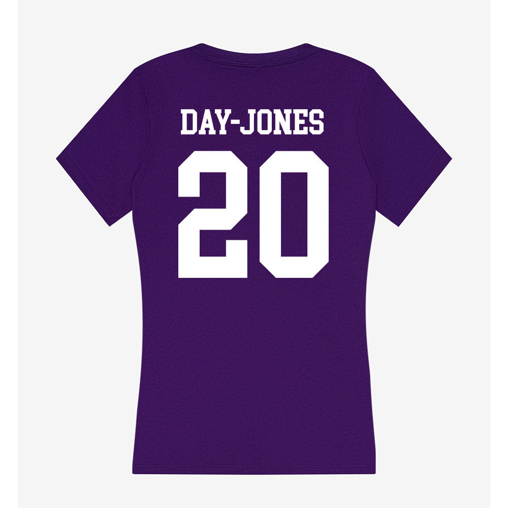 North Alabama - NCAA Softball : Samantha Day-Jones - Women's V-Neck T-Shirt-1