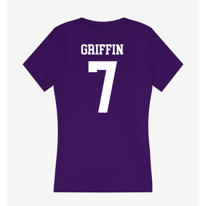 North Alabama - NCAA Beach Volleyball : Karsyn Griffin - Women's V-Neck T-Shirt-1