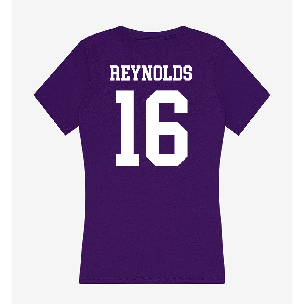 North Alabama - NCAA Women's Soccer : Maddie Reynolds - Women's V-Neck T-Shirt-1