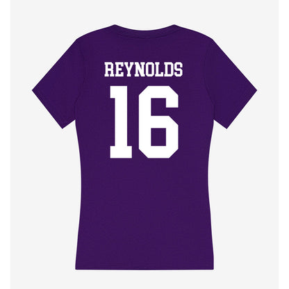 North Alabama - NCAA Women's Soccer : Maddie Reynolds - Women's V-Neck T-Shirt-1