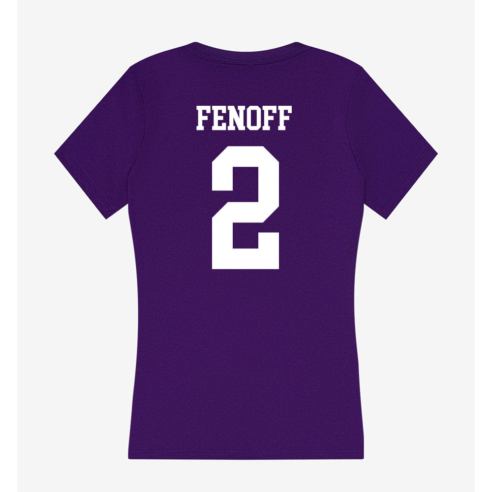 North Alabama - NCAA Women's Volleyball : Olivia Fenoff - Women's V-Neck T-Shirt-1