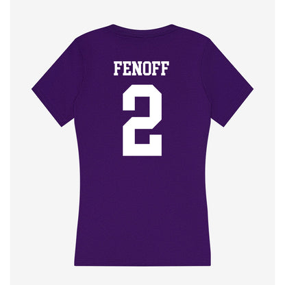 North Alabama - NCAA Women's Volleyball : Olivia Fenoff - Women's V-Neck T-Shirt-1