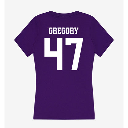 North Alabama - NCAA Softball : grace gregory - Women's V-Neck T-Shirt-1