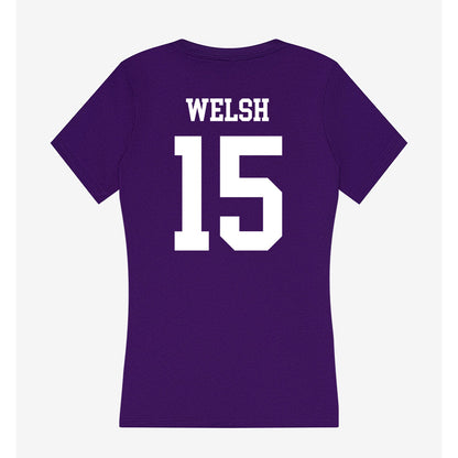 North Alabama - NCAA Women's Soccer : Meg Welsh - Women's V-Neck T-Shirt-1