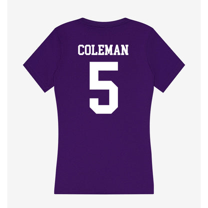 North Alabama - NCAA Baseball : Dylan Coleman - Women's V-Neck T-Shirt-1