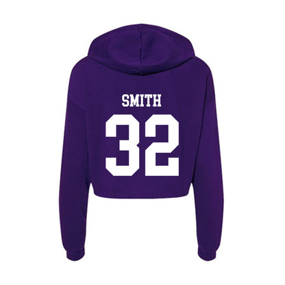 North Alabama - NCAA Women's Soccer : Cecilia Smith - Women's Crop Fleece Hoodie-1