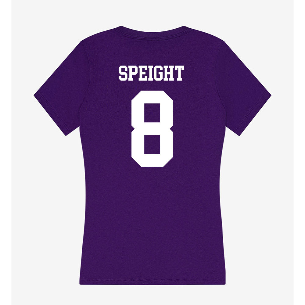 North Alabama - NCAA Women's Soccer : Adelyn Speight - Women's V-Neck T-Shirt-1