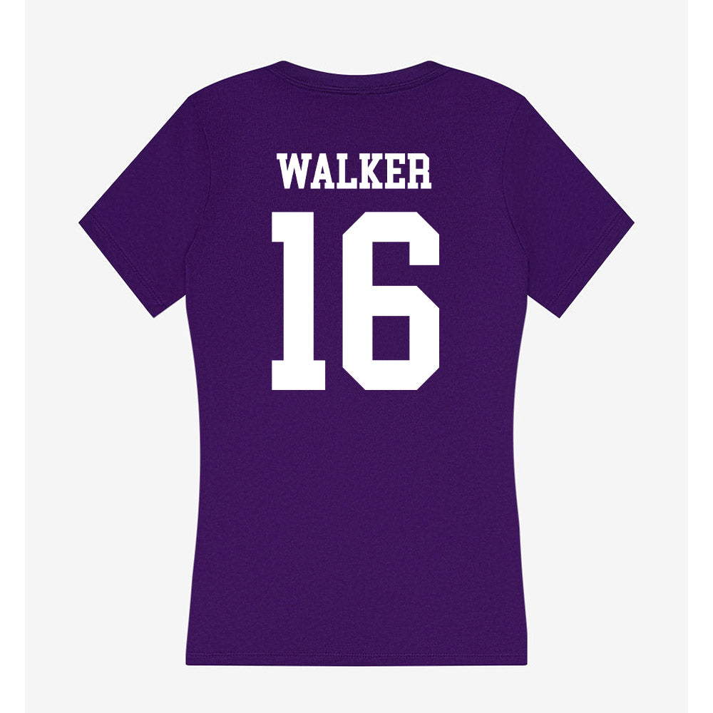 North Alabama - NCAA Baseball : Ethan Walker - Women's V-Neck T-Shirt-1