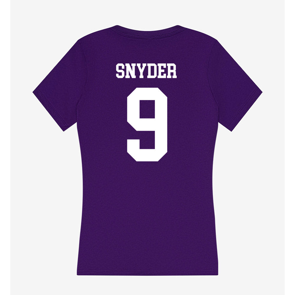 North Alabama - NCAA Softball : Kaylee Snyder - Women's V-Neck T-Shirt-1