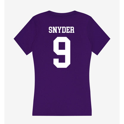 North Alabama - NCAA Softball : Kaylee Snyder - Women's V-Neck T-Shirt-1
