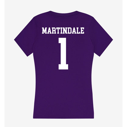 North Alabama - NCAA Women's Volleyball : Ava Martindale - Women's V-Neck T-Shirt-1