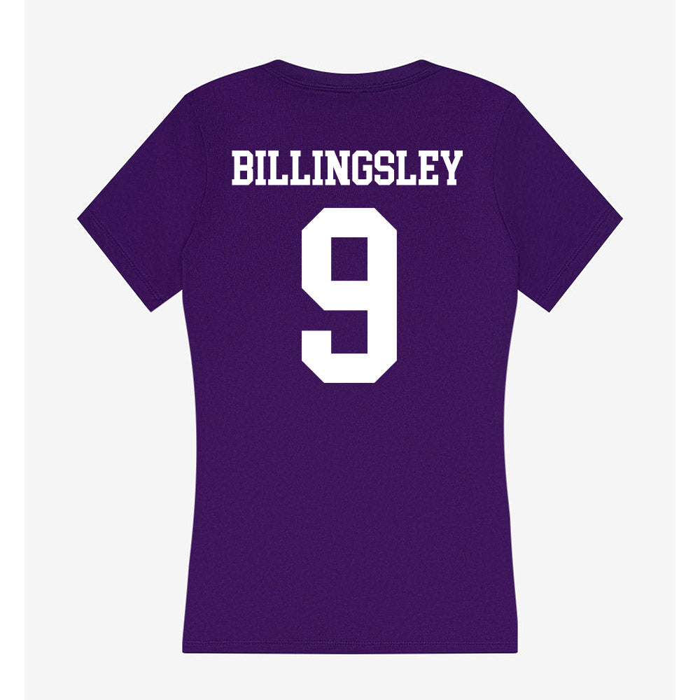 North Alabama - NCAA Baseball : Ryker Billingsley - Women's V-Neck T-Shirt-1